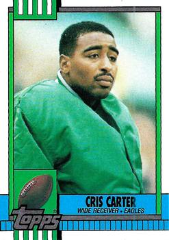 1990 Topps #92 Cris Carter Front