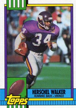 1990 Topps #105 Herschel Walker Front