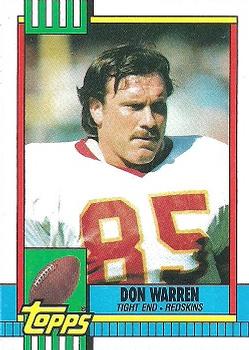 1990 Topps #132 Don Warren Front