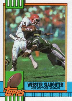 1990 Topps #158 Webster Slaughter Front