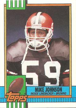 1990 Topps #166 Mike Johnson Front