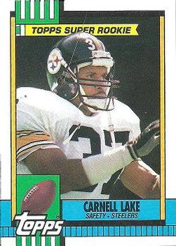 1990 Topps #177 Carnell Lake Front