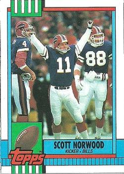 1990 Topps #203 Scott Norwood Front