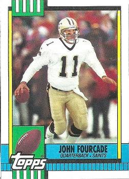 1990 Topps #231 John Fourcade Front