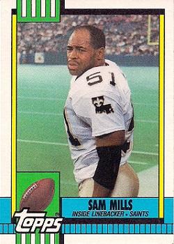 1990 Topps #238 Sam Mills Front