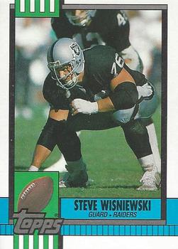 1990 Topps #282 Steve Wisniewski Front