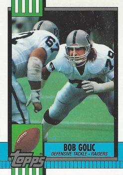 1990 Topps #296 Bob Golic Front