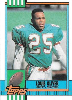 1990 Topps #318 Louis Oliver Front