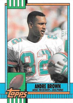 1990 Topps #324 Andre Brown Front