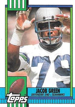 1990 Topps #344 Jacob Green Front