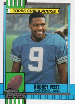 1990 Topps #351 Rodney Peete Front