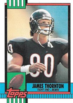 1990 Topps #374 James Thornton Front