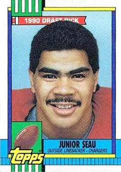 1990 Topps #381 Junior Seau Front