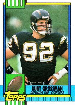 1990 Topps #384 Burt Grossman Front