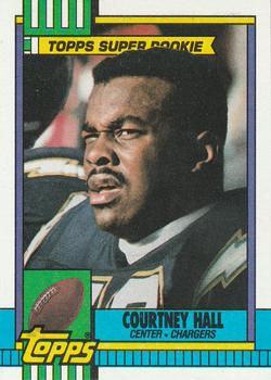 1990 Topps #388 Courtney Hall Front