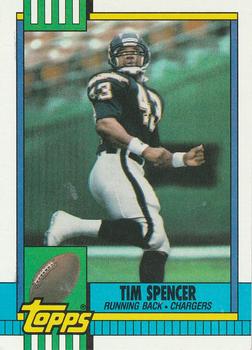 1990 Topps #395 Tim Spencer Front