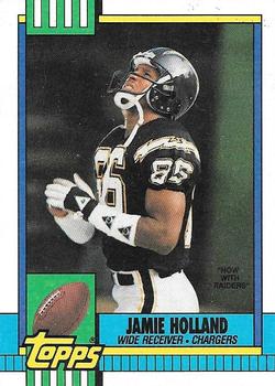 1990 Topps #398 Jamie Holland Front