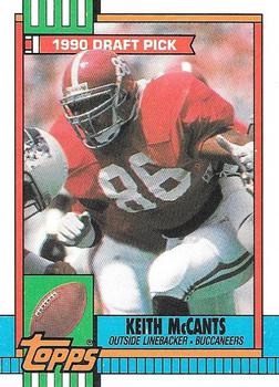 1990 Topps #399 Keith McCants Front