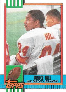 1990 Topps #408 Bruce Hill Front