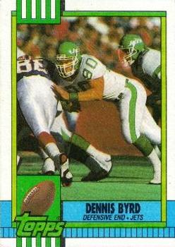 1990 Topps #458 Dennis Byrd Front