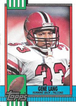 1990 Topps #475 Gene Lang Front