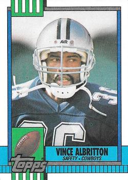 1990 Topps #492 Vince Albritton Front