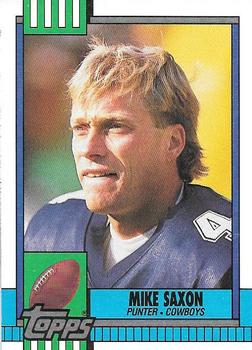 1990 Topps #494 Mike Saxon Front