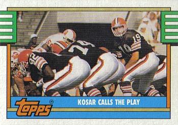 1990 Topps #505 Kosar Calls the Play Front