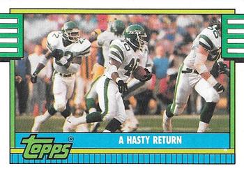 1990 Topps #517 A Hasty Return Front