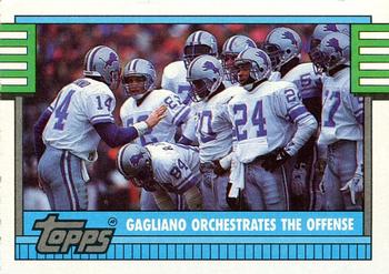 1990 Topps #518 Gagliano Orchestrates The Offense Front
