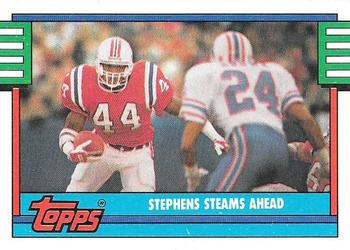 1990 Topps #521 Stephens Steams Ahead Front