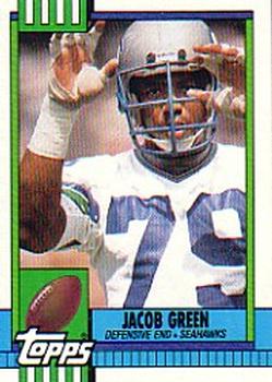 1990 Topps #344 Jacob Green Front