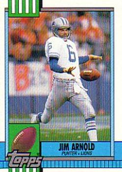 1990 Topps #363 Jim Arnold Front