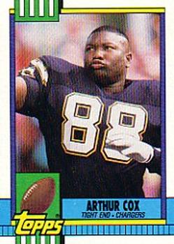 1990 Topps #397 Arthur Cox Front