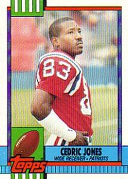 1990 Topps #424 Cedric Jones Front