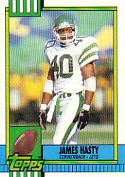 1990 Topps #457 James Hasty Front