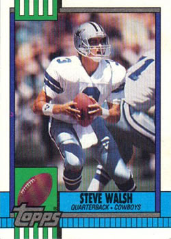 1990 Topps #481 Steve Walsh Front