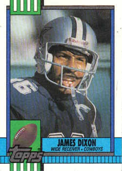 1990 Topps #495 James Dixon Front