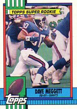 1990 Topps #49 Dave Meggett Front