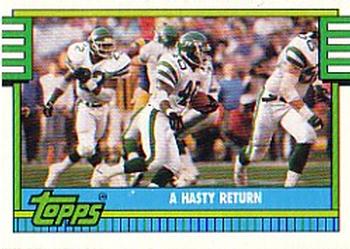 1990 Topps #517 A Hasty Return Front