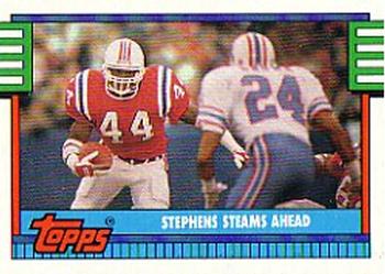 1990 Topps #521 Stephens Steams Ahead Front