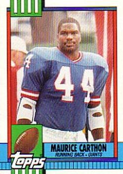 1990 Topps #63 Maurice Carthon Front