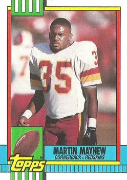 1990 Topps #130 Martin Mayhew Front