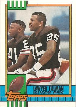 1990 Topps #156 Lawyer Tillman Front