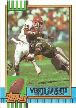 1990 Topps #158 Webster Slaughter Front
