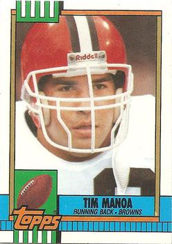 1990 Topps #167 Tim Manoa Front