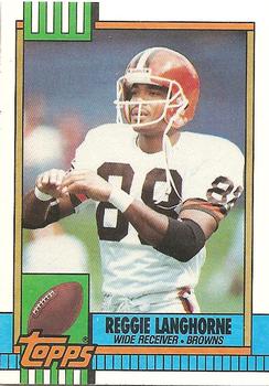 1990 Topps #171 Reggie Langhorne Front