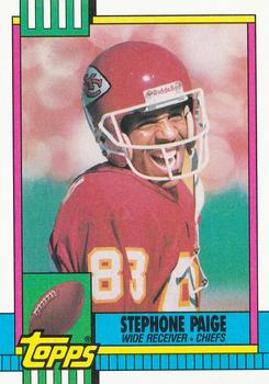 1990 Topps #258 Stephone Paige Front