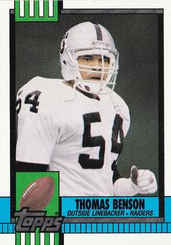 1990 Topps #287 Thomas Benson Front