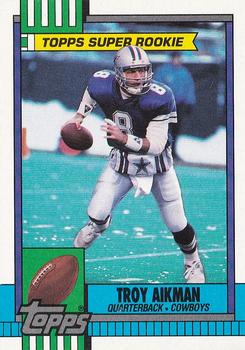 1990 Topps #482 Troy Aikman Front